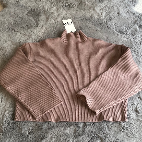 Zara Sweaters Nwt Pink Zara Sweater Poshmark